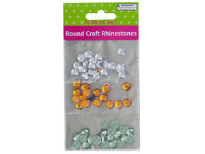 Faceted Round Craft Rhinestones