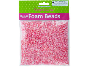 Pink Foam Craft Beads