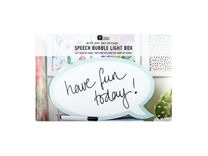 Speech Bubble Light With Pen