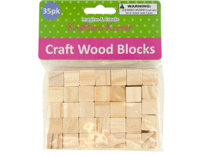 Natural Wooden Craft Blocks