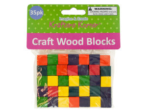 Colored Wooden Craft Blocks