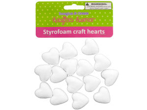 Styrofoam Craft Hearts