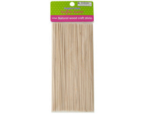 Skinny Natural Wood Craft Sticks