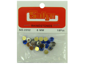 Sapphire Rhinestones with Mounts