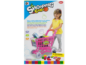 Toy Grocery Shopping Cart Set