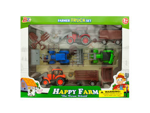 Farm Tractor Truck andamp; Trailer Set