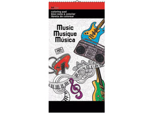 Music Small Coloring Pad