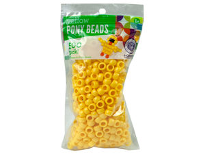 500 Pack Pony Beads: Yellow