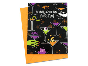 Halloween andquot;Par-Tiniandquot; invitations