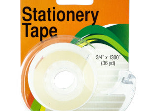 Clear Stationery Tape in Dispenser