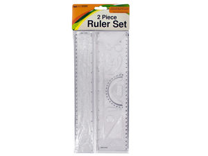 Alphabet andamp; Number Stencil Ruler Set