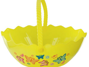 Egg Shape Printed Easter Basket