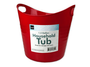 1.3 Gallon Household Tub with Handles