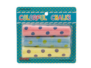 Polka Dot Sidewalk Chalk Set