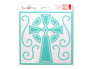 Celtic Cross Stencil Mask