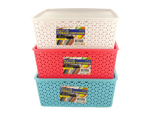 Multi-Use Home Storage Container with Lid