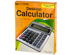 Large Display Desktop Calculator