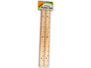 Wooden Ruler Set