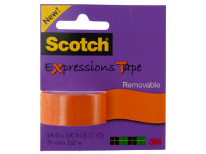 Orange Scotch Expressions Removable Tape