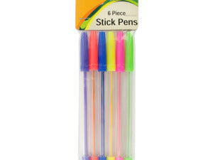 Colored Stick Pens Set