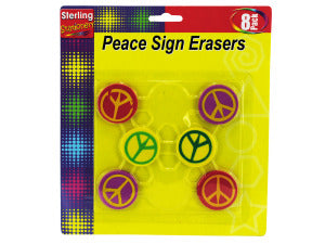 Peace Sign Erasers