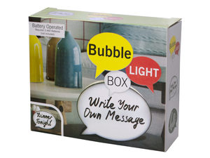 Mini Bubble Light Box Message Board with Markers