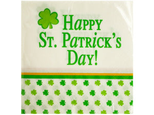 Happy St. Patrickand#039;s Day Beverage Napkins