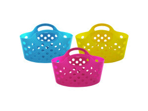 Plastic Storage Basket with Handles